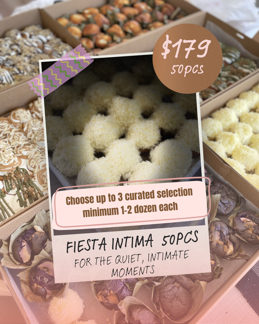 Mini Salu-Salo Fiesta Íntima  —  50pcs