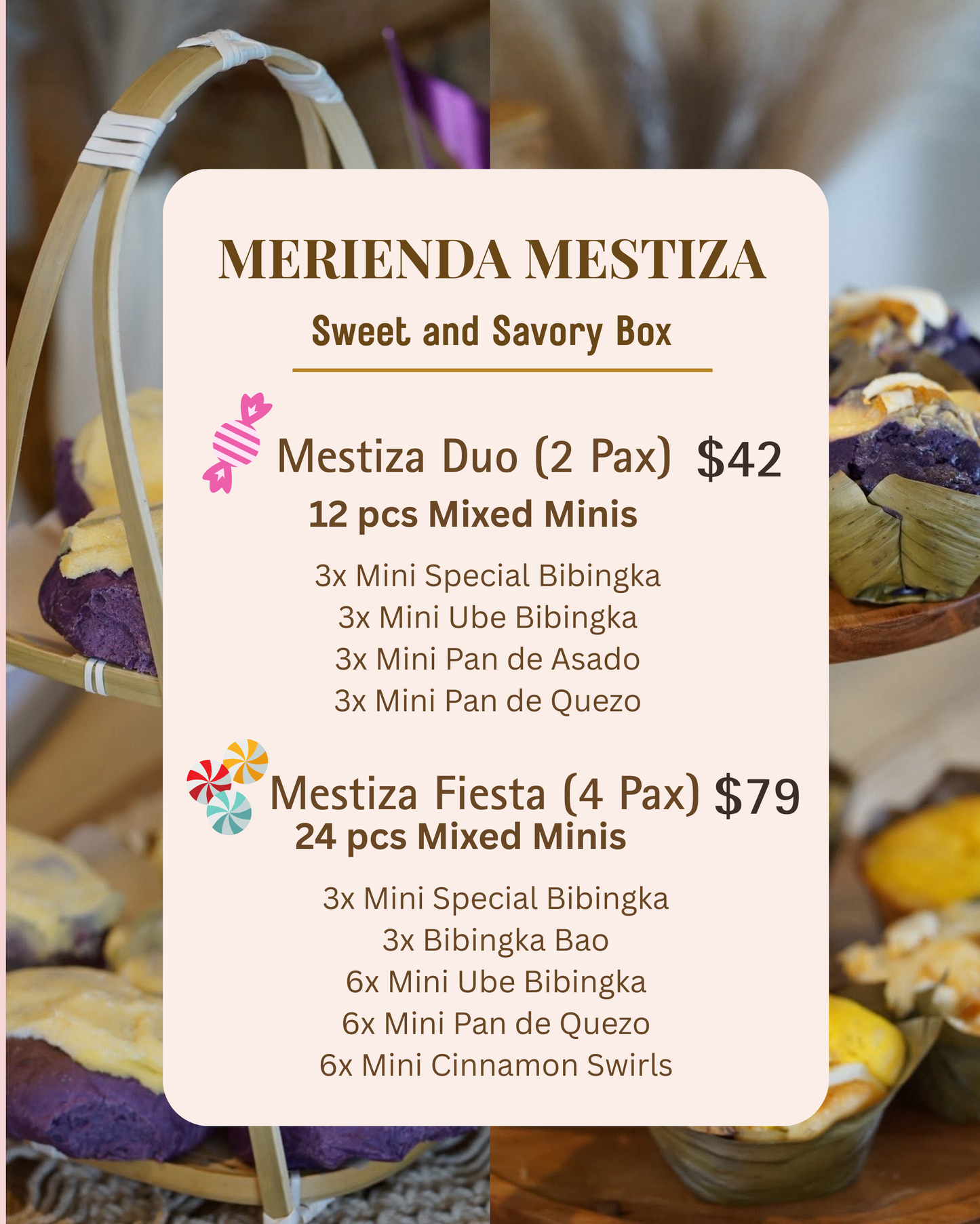 Merienda Mestiza - Sweet and Savoury Box