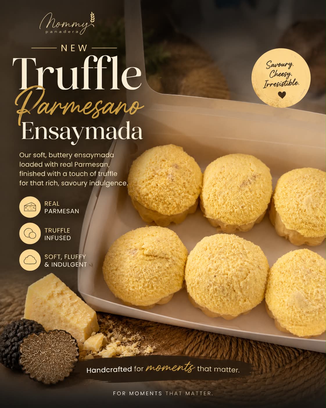 Truffle Parmesano Ensaymada