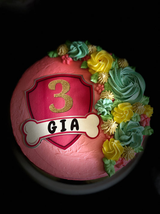 Signature Buttercream Celebration Cakes (w/printed topper)